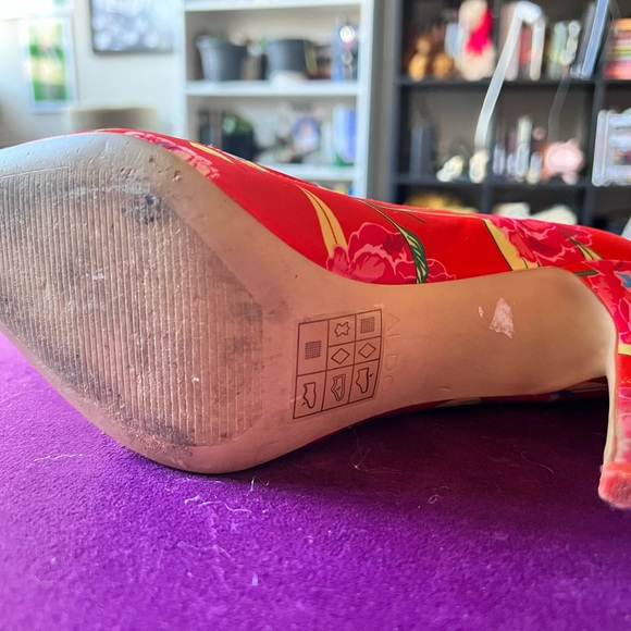 Aldo red floral boots - Picture 9 of 15